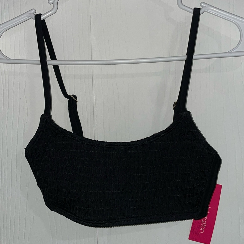 Black Xhilaration Bathing Suit Top Size Small